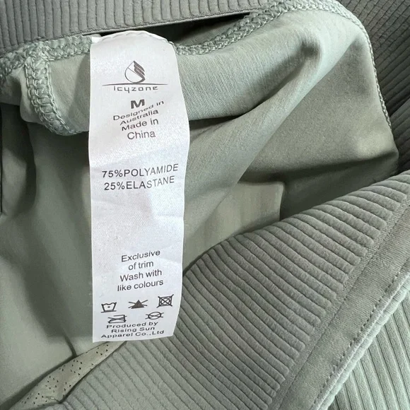 Women's Green Shorts - Picture 3 of 3